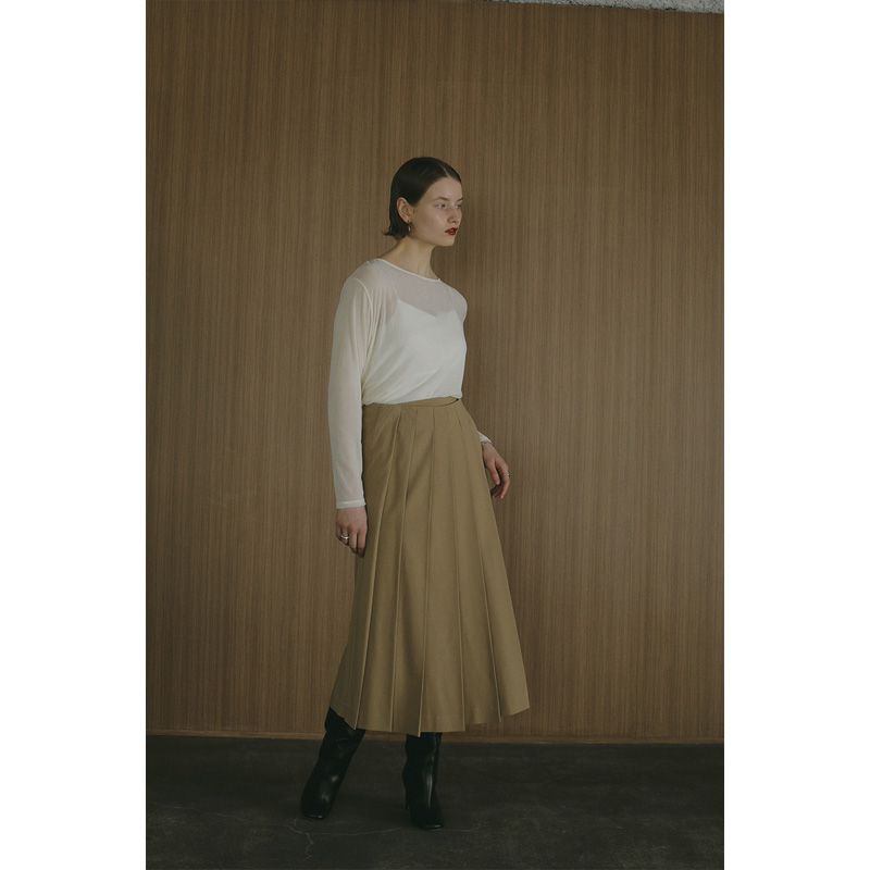 MANOF(ޥΥ) WIDE PLEATS SKIRT