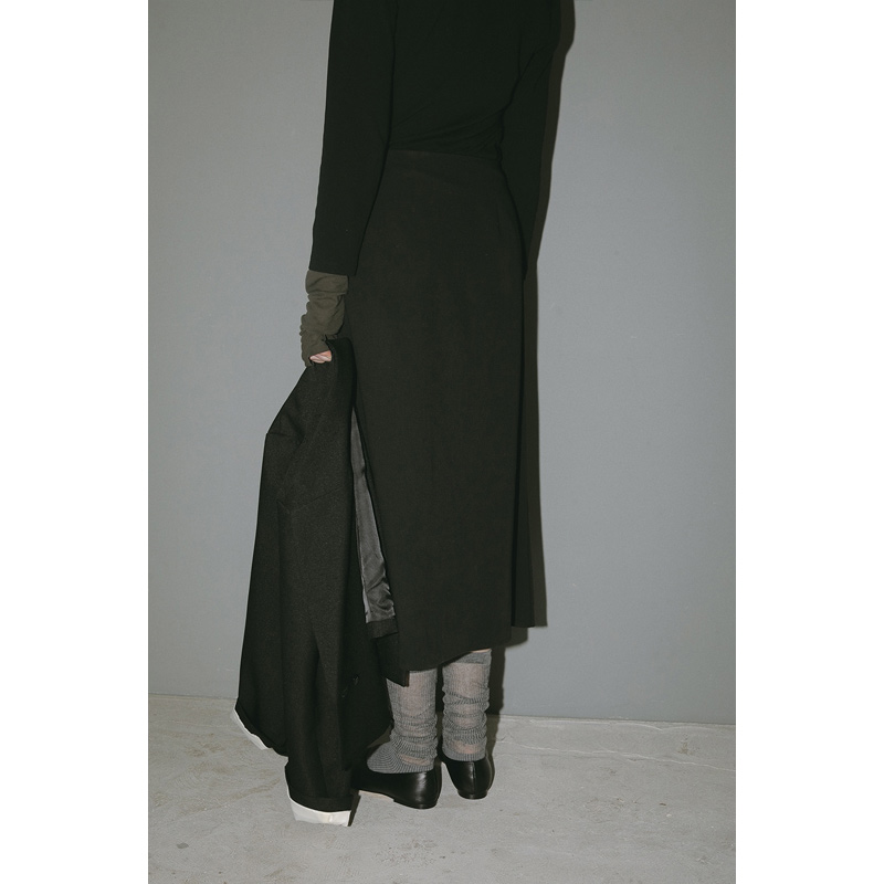 MANOF(ޥΥ) WIDE PLEATS SKIRT