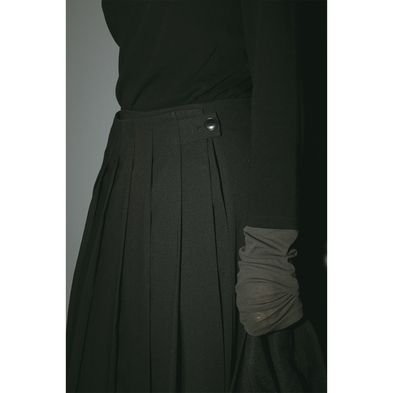 MANOF(ޥΥ) WIDE PLEATS SKIRT