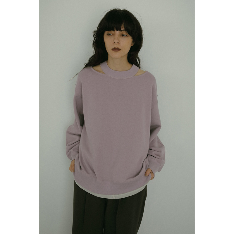 MANOF(ޥΥ) SLIT NECK SWEAT