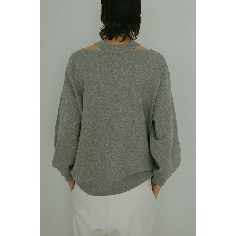 MANOF(ޥΥ) SLIT NECK SWEAT