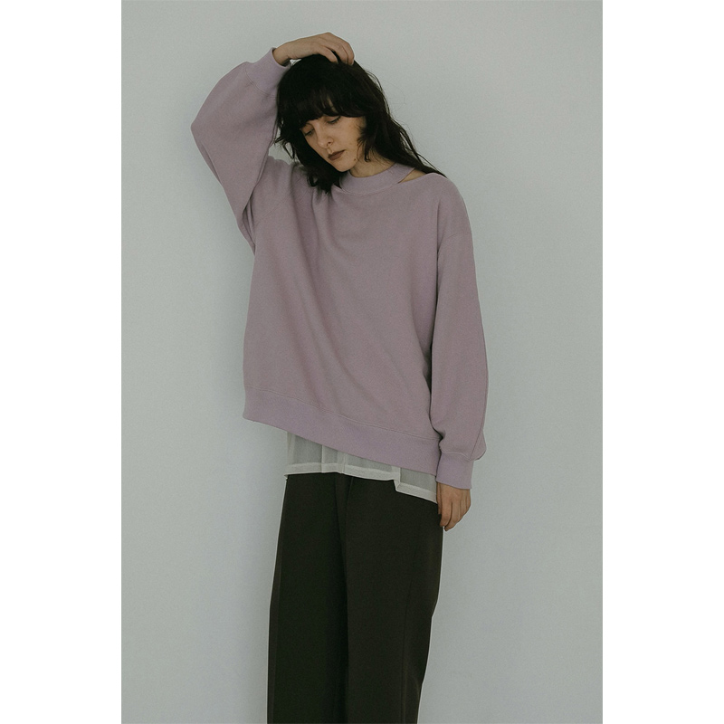 MANOF(ޥΥ) SLIT NECK SWEAT