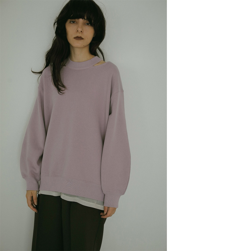 MANOF(ޥΥ) SLIT NECK SWEAT