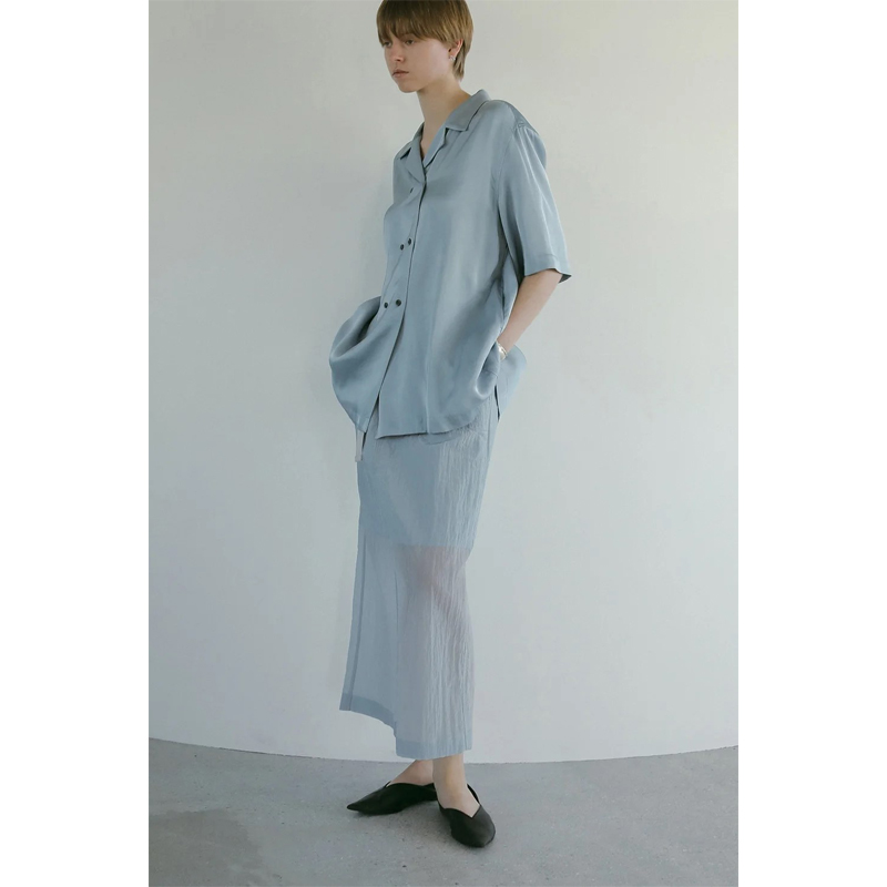 MANOF(ޥΥ) SATIN OVER SHIRTS