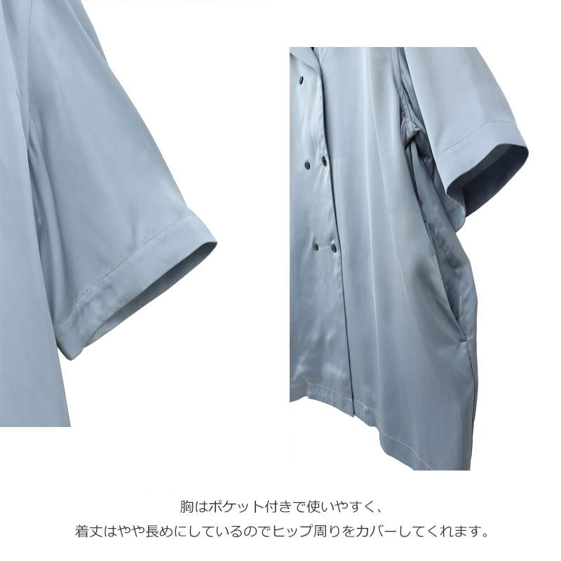 MANOF(ޥΥ) SATIN OVER SHIRTS