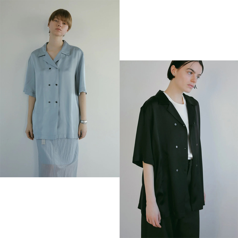 MANOF(ޥΥ) SATIN OVER SHIRTS