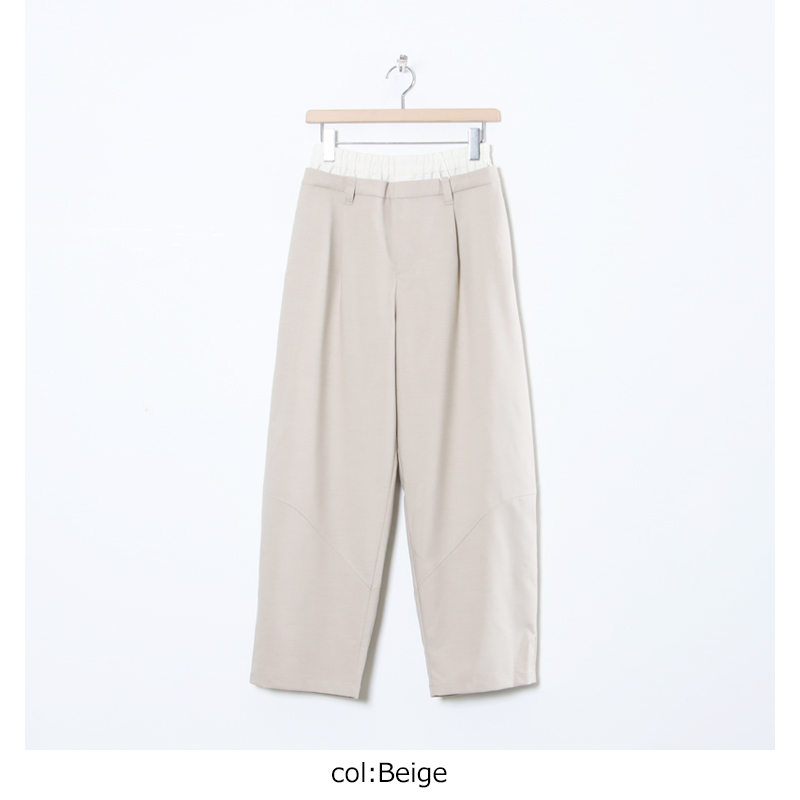 MANOF(ޥΥ) COCOON PANEL PANTS