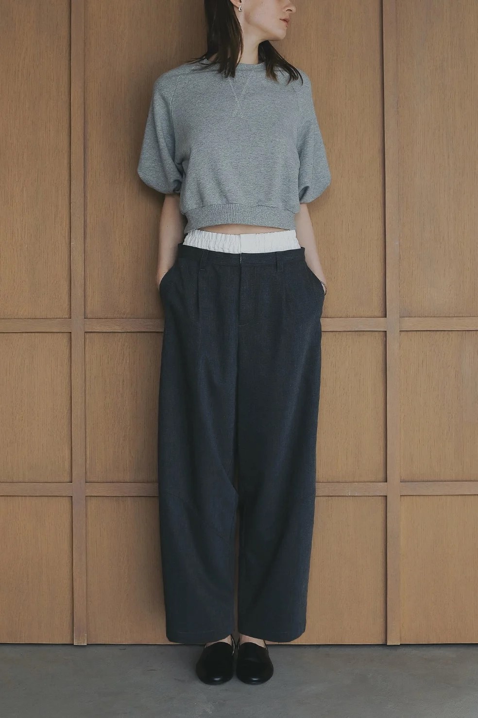MANOF(ޥΥ) COCOON PANEL PANTS
