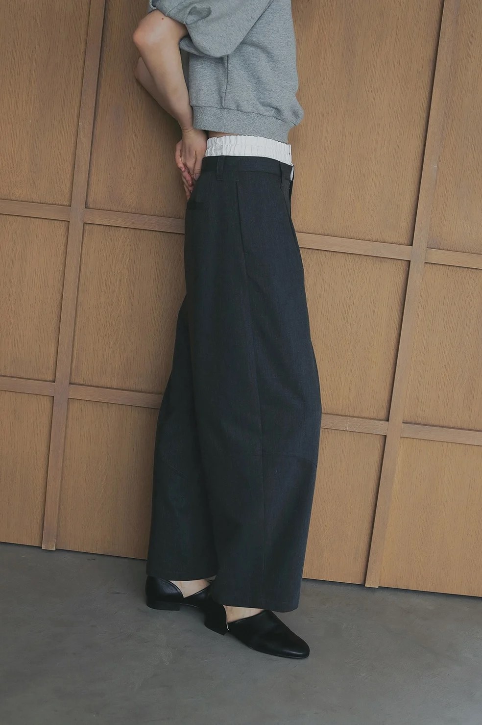 MANOF(ޥΥ) COCOON PANEL PANTS