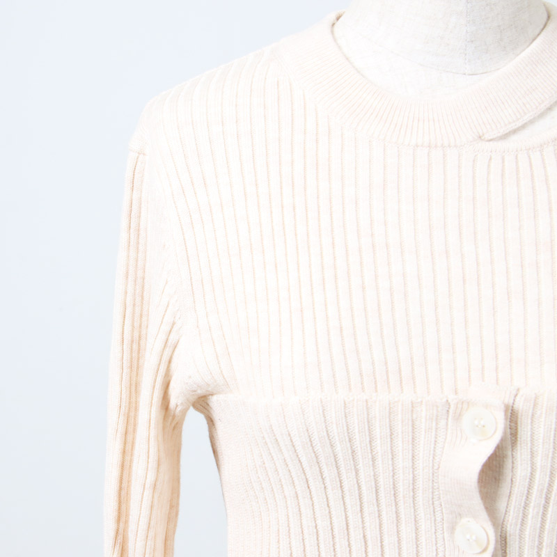 MANOF(ޥΥ) BUSTIER SET RIB KNIT
