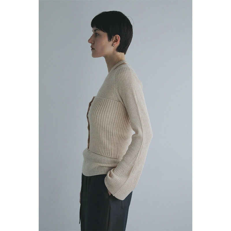 MANOF(ޥΥ) BUSTIER SET RIB KNIT
