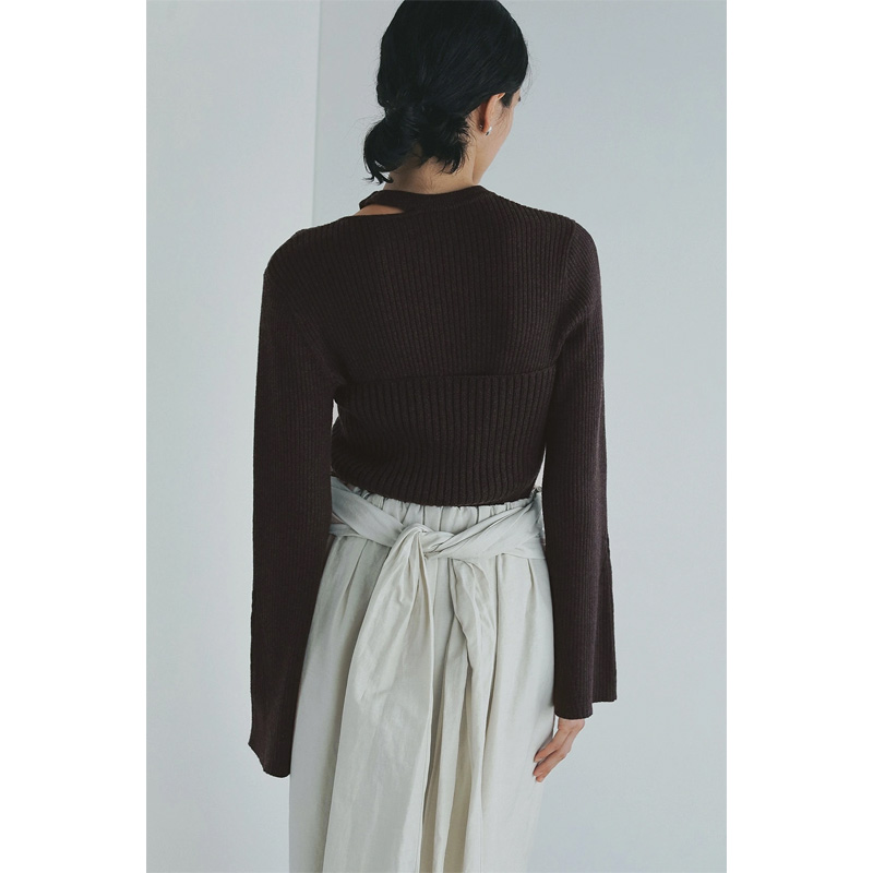 MANOF(ޥΥ) BUSTIER SET RIB KNIT