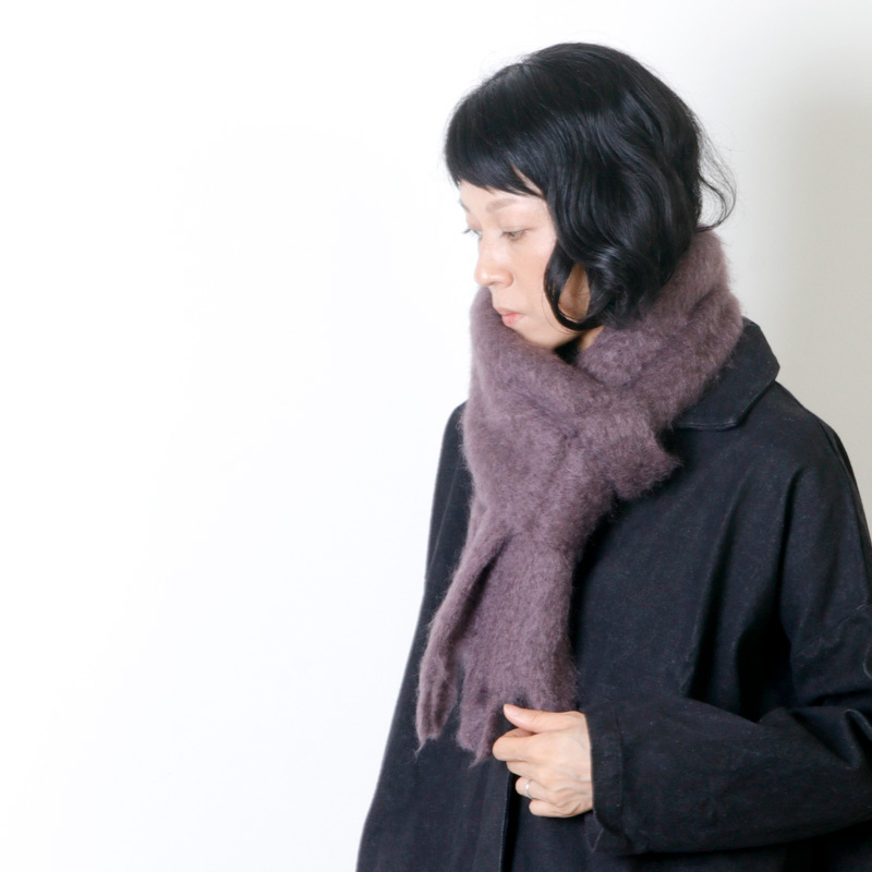 MANTAS EZCARAY (マンタスエスカレイ) MOHAIR MUFFLER / モヘアマフラー