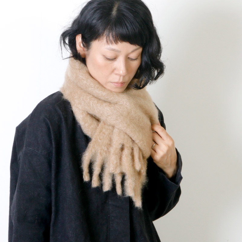 MANTAS EZCARAY (マンタスエスカレイ) MOHAIR MUFFLER / モヘアマフラー