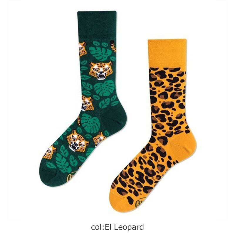 MANY MORNINGS(ˡ⡼˥󥰥) Regular Socks El Leopardo
