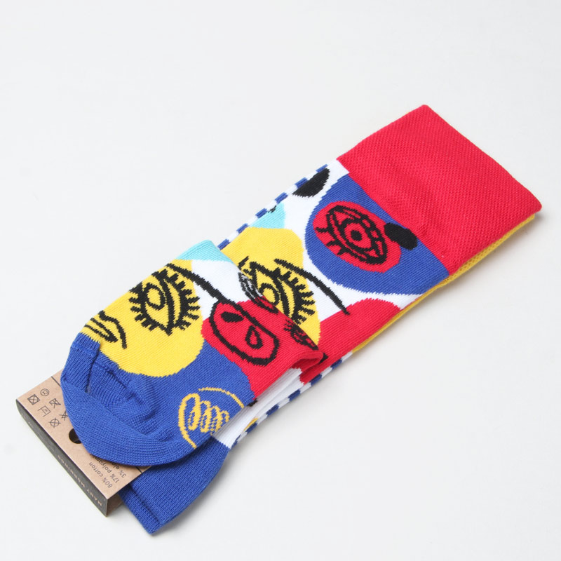 Many Mornings Picassocks Calzini Spaiati Unisex – Divertenti E Colorati, 80% Cotone, Taglia Unica Adulto