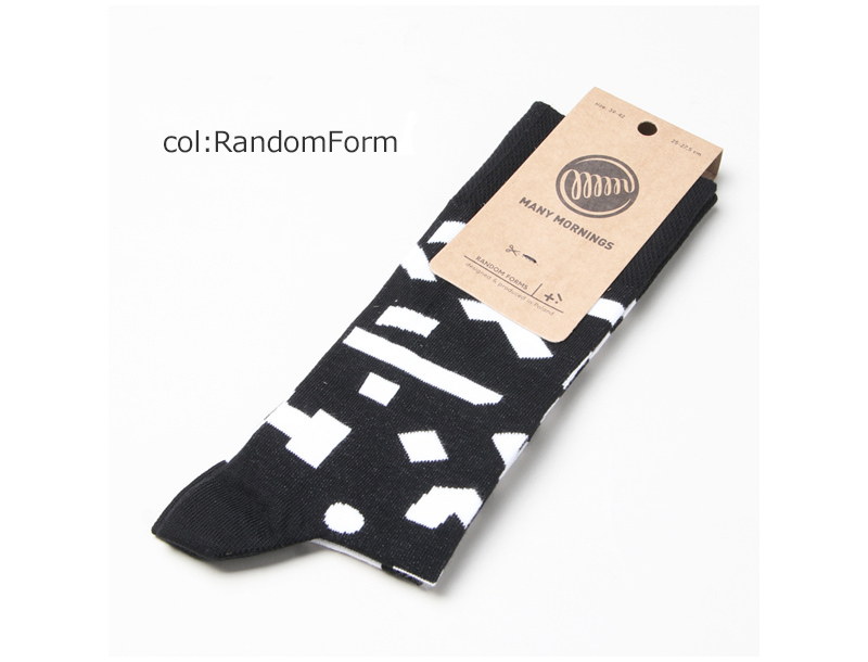 MANY MORNINGS(ˡ⡼˥󥰥) Regular Socks RandomForm