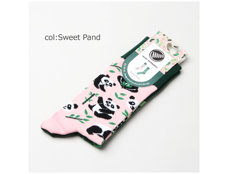 MANY MORNINGS(ˡ⡼˥󥰥) Regular Socks Sweet Pand