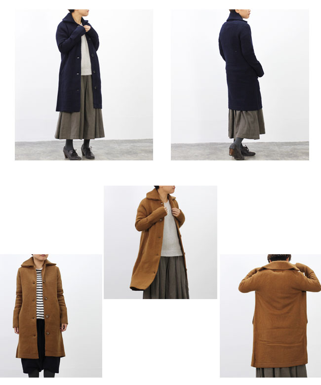 SALE|公式通販・直営店限定| MADEMOISELLE NON NON× PIACENZA ウールコート