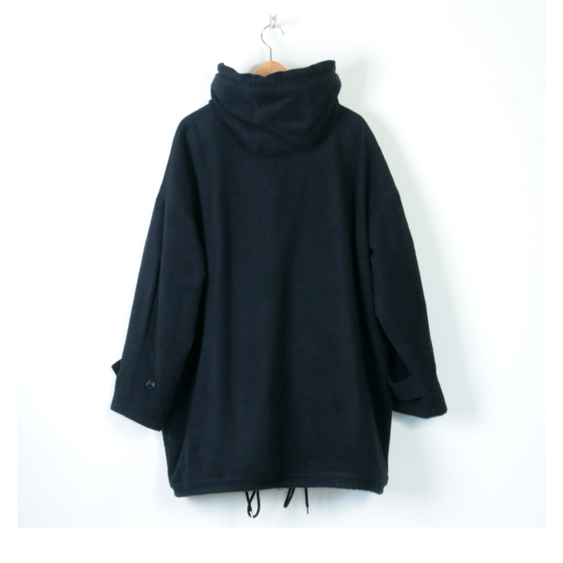 19AW 19FW Marka マーカ HOODED COAT-cotton Melton コットン オーバー