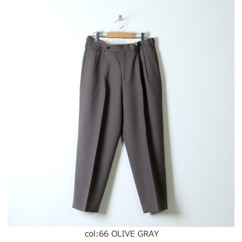 marka 20aw classical trousers オリーブ サイズ1