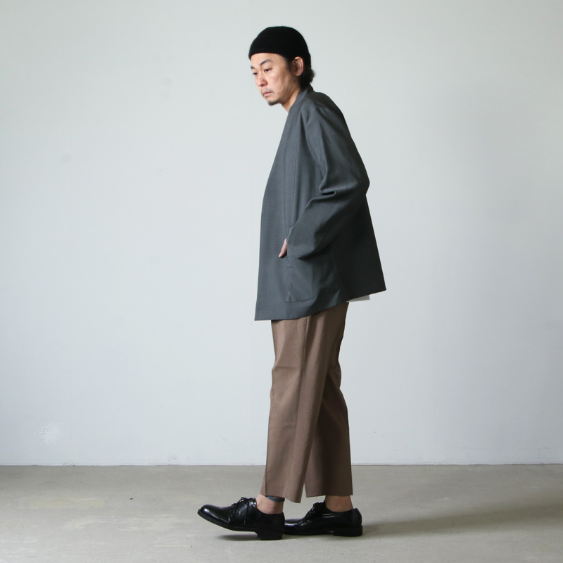 marka (マーカ) LAPELLESS SHIRT JACKET / ラペルレスシャツジャケット