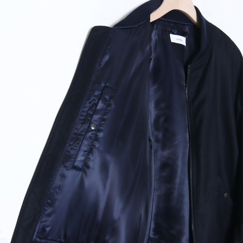 marka (マーカ) PUFFED BOMBER JACKET / パフボンバージャケット