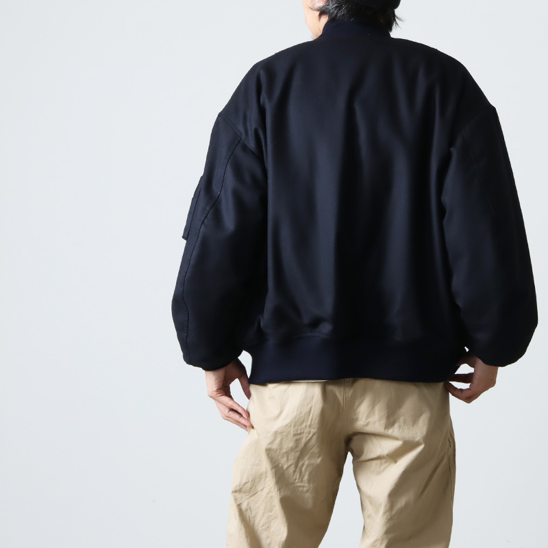 アウトレット 美品 marka PUFFED BOMBER JACKE マーカ ma-1