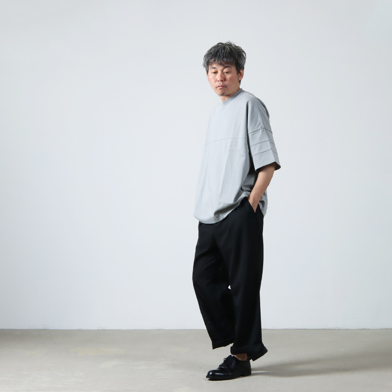 marka (マーカ) SIDE PIPING 1TUCK EASY PANTS / サイドパイピング1タックイージーパンツ