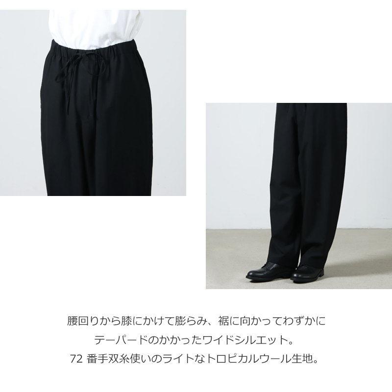 marka(ޡ) COCOON WIDE EASY PANTS