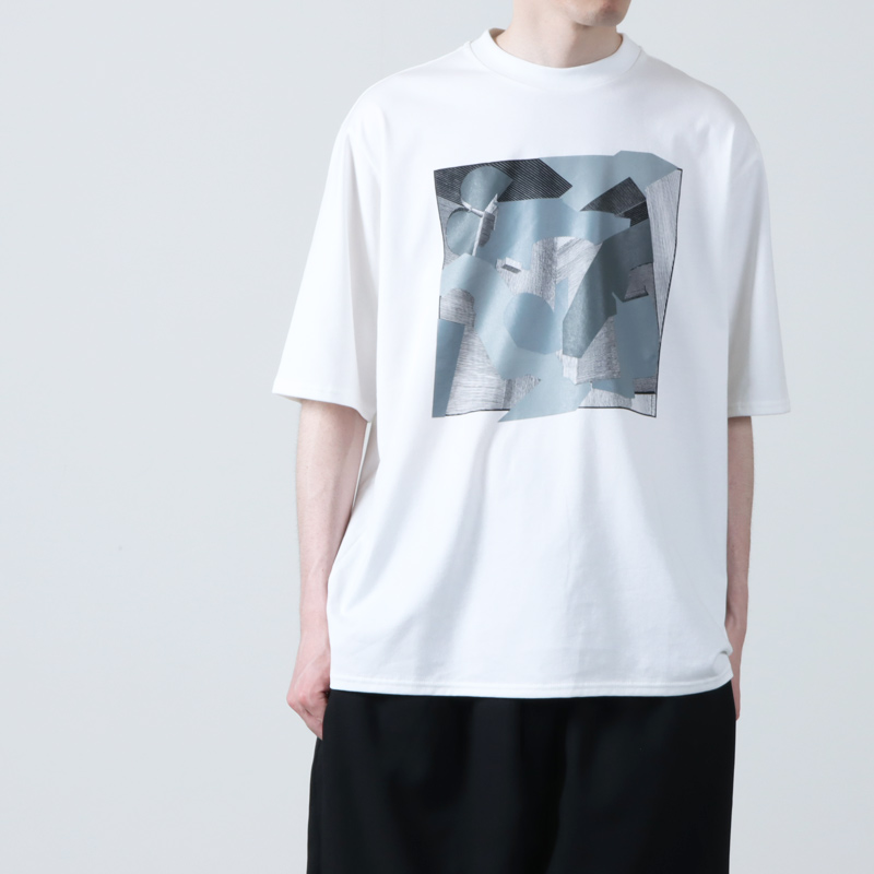 marka(ޡ) PRINT TEE - FINE LINES -