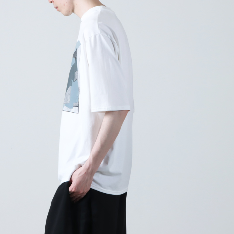 marka(ޡ) PRINT TEE - FINE LINES -