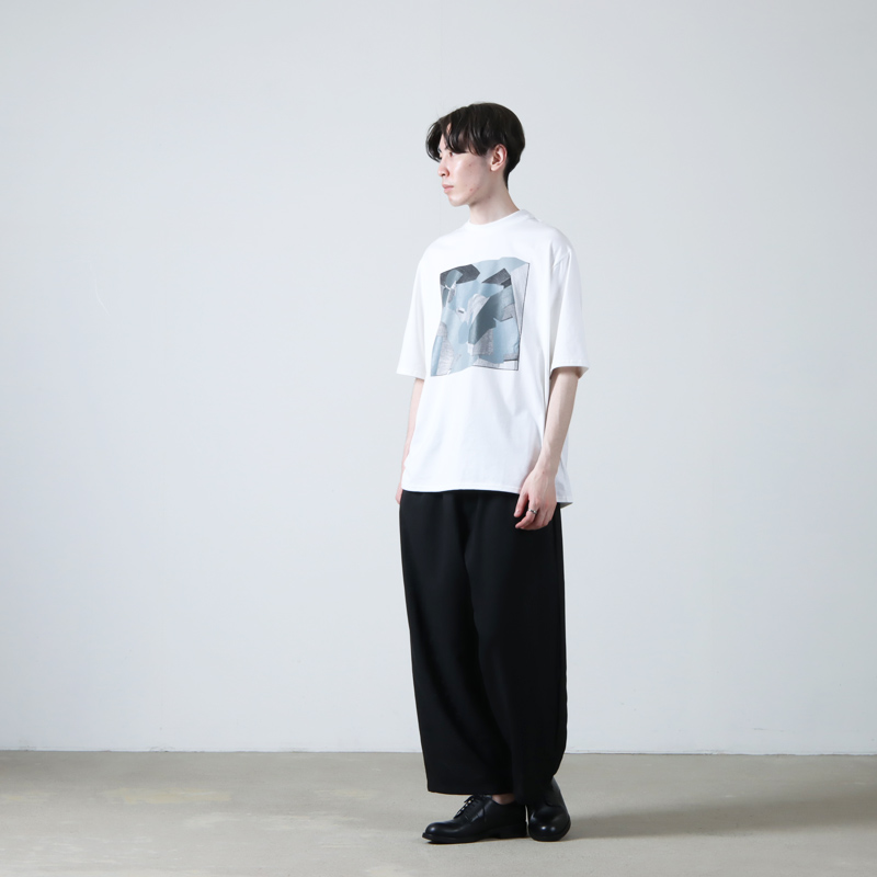 marka(ޡ) PRINT TEE - FINE LINES -