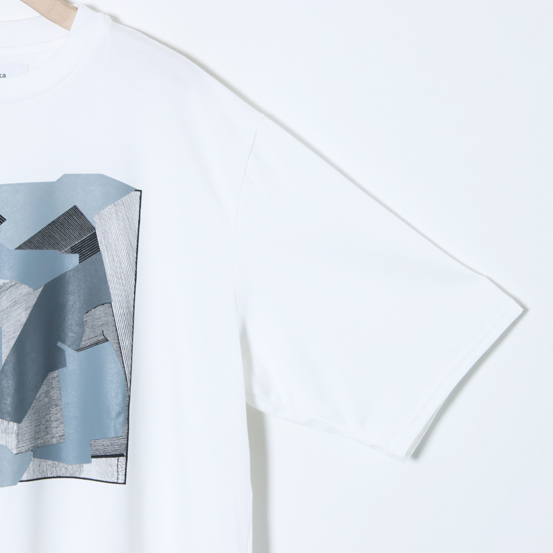 marka(ޡ) PRINT TEE - FINE LINES -