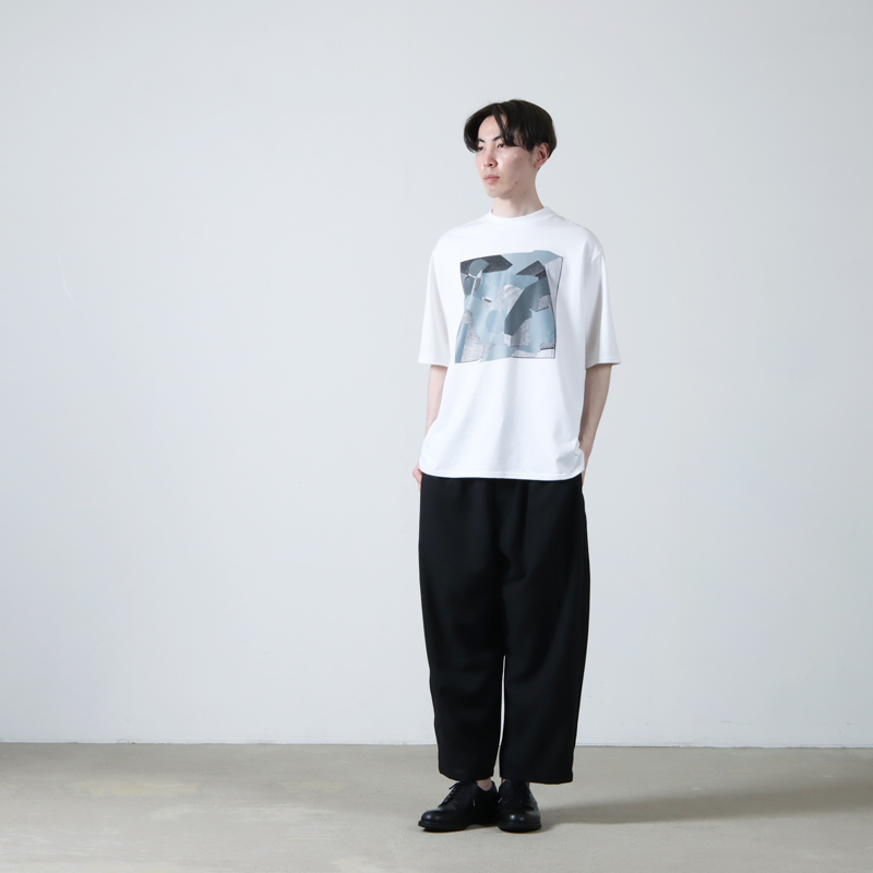 marka(ޡ) PRINT TEE - FINE LINES -