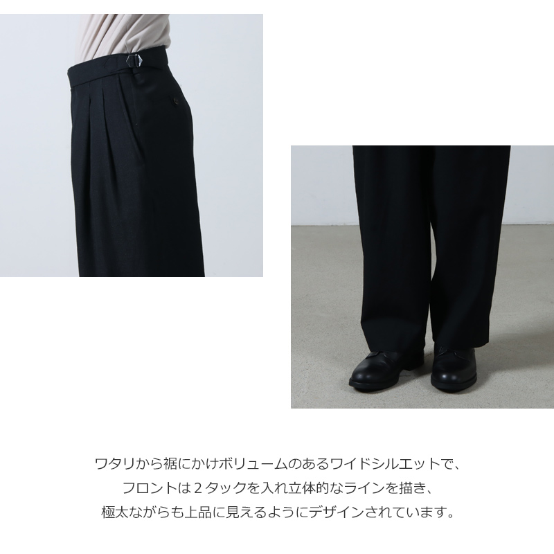 marka(ޡ) OFFICER PANTS 2TUCK WIDE