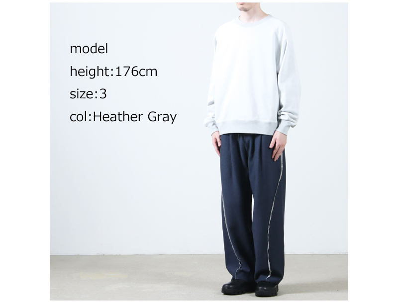 marka(ޡ) RAGLAN CREW NECK