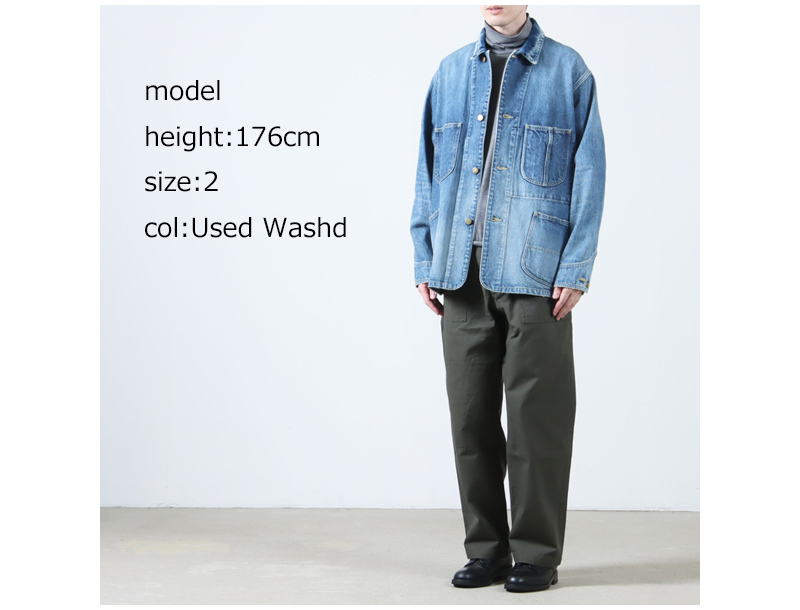 marka(ޡ) Coverall Jacket  UsedWashed
