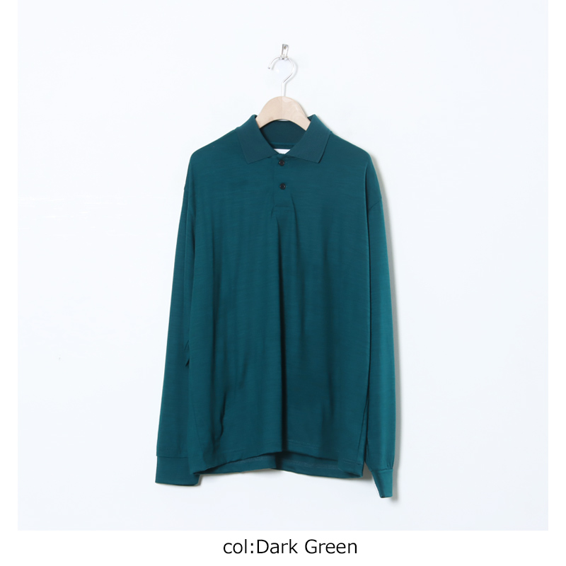 marka(ޡ) TWO BUTTON POLO L/S TEE