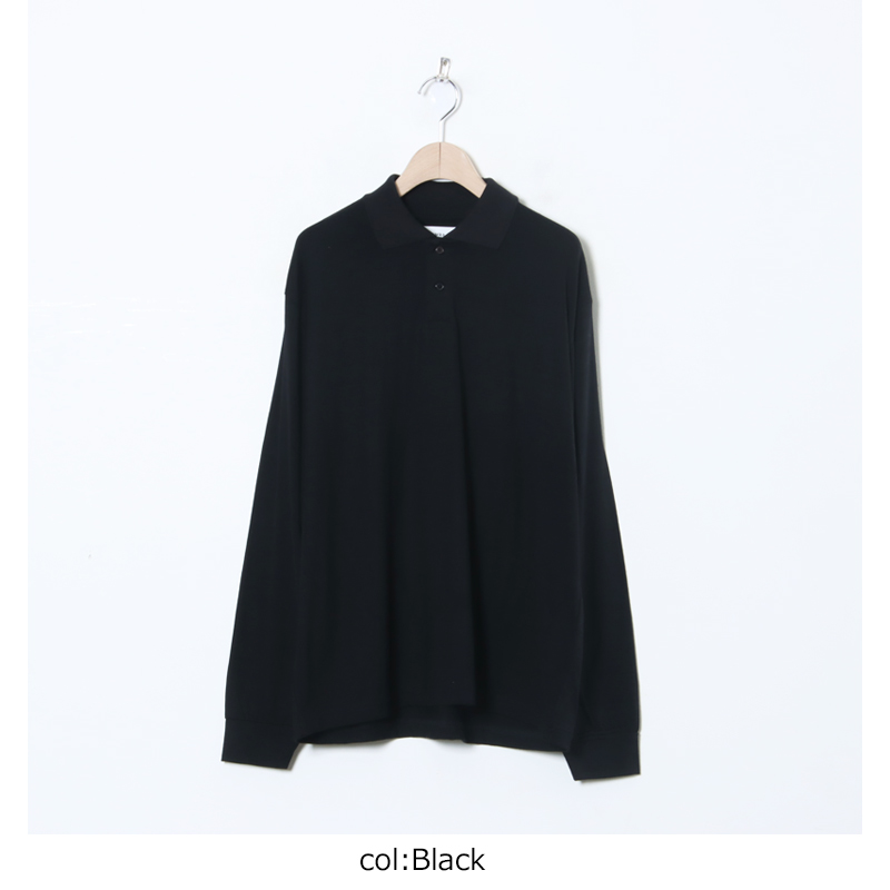 marka(ޡ) TWO BUTTON POLO L/S TEE
