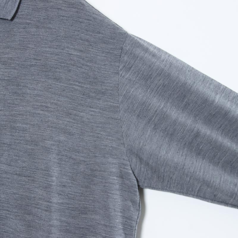 marka(ޡ) TWO BUTTON POLO L/S TEE