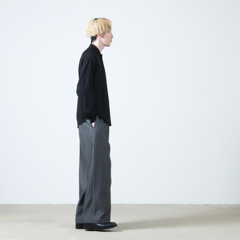 marka(ޡ) TWO BUTTON POLO L/S TEE