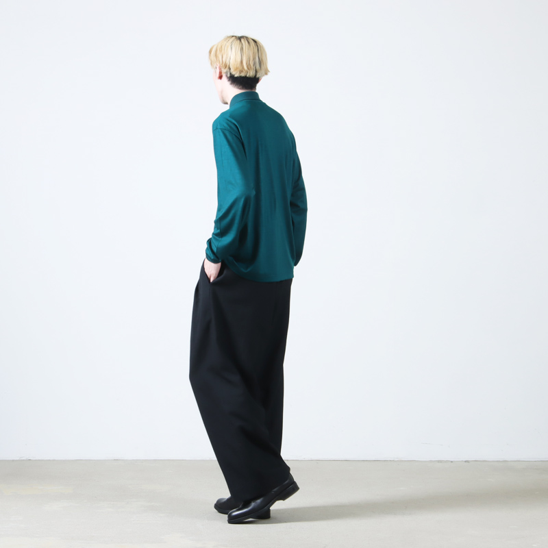 marka(ޡ) TWO BUTTON POLO L/S TEE