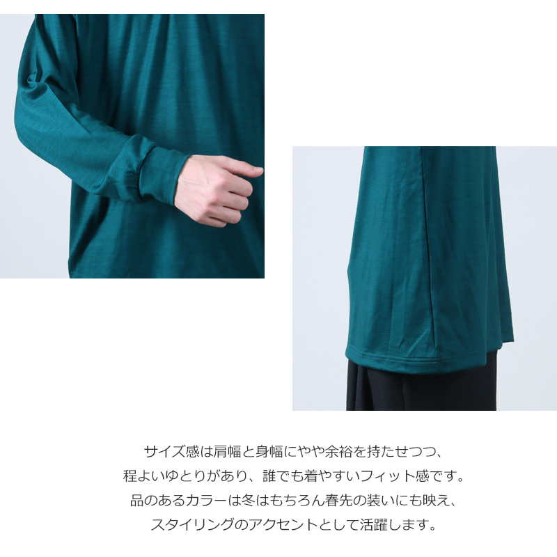 marka(ޡ) TWO BUTTON POLO L/S TEE
