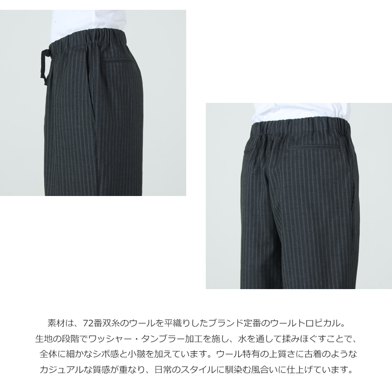 marka(�ޡ���) WIDE CYLINDER FIT EASY PANTS