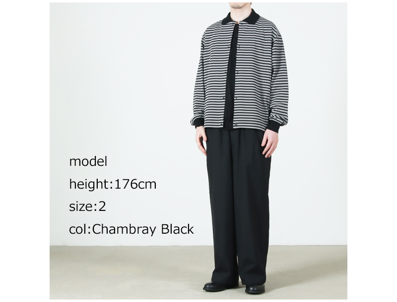 marka(�ޡ���) WIDE CYLINDER FIT EASY PANTS