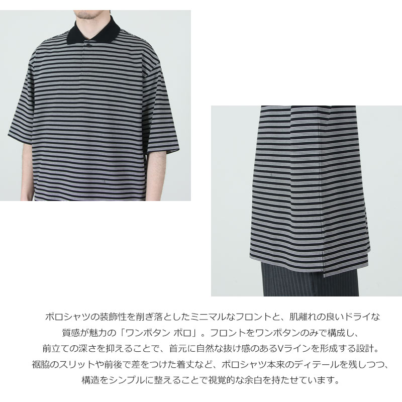 marka(�ޡ���) ONE BUTTON TEE S/S