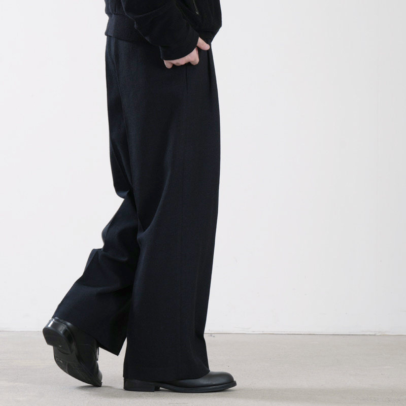 marka(�ޡ���) SINGLE PLEAT WIDE TROUSERS