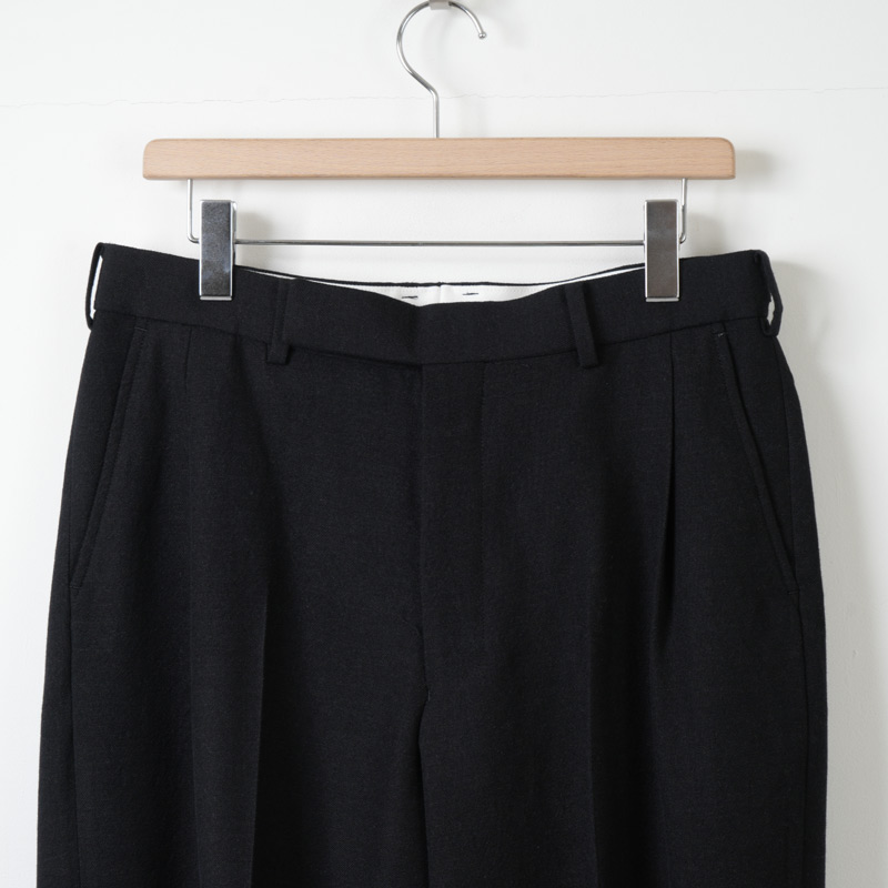 marka(�ޡ���) SINGLE PLEAT WIDE TROUSERS