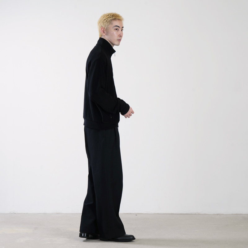 marka(�ޡ���) SINGLE PLEAT WIDE TROUSERS